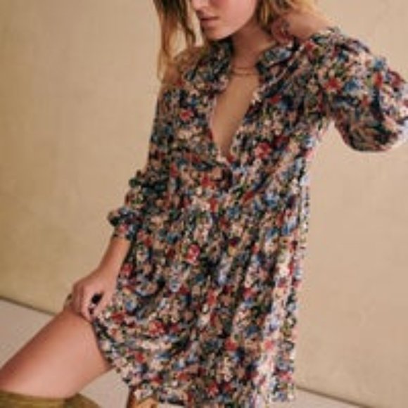 Leana Dress fall is blooming - Picture 1 of 8